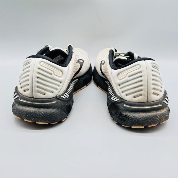 Brooks Shoes Womens 9 White Black Adrenaline GTS 22 Running Athletic Sneakers - Picture 7 of 11